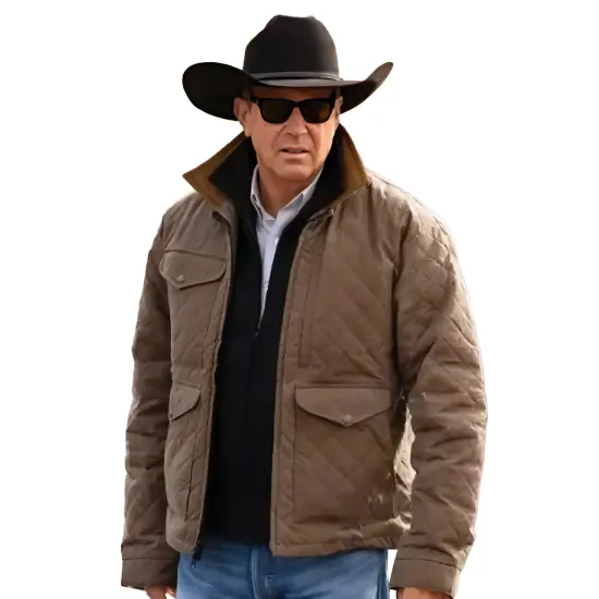 Yellowstone Season 4 John Dutton Quilted Jacket