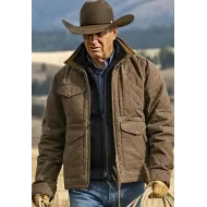 Yellowstone Season 4 John Dutton Quilted Jacket