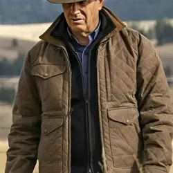 Yellowstone Season 4 John Dutton Quilted Jacket