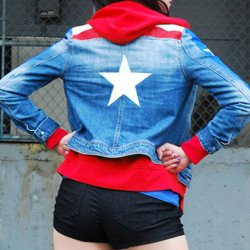 Young Avengers American Flag Jacket