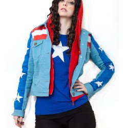 Young Avengers American Flag Jacket