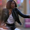 Yvonne Orji Spontaneous Leather Jacket