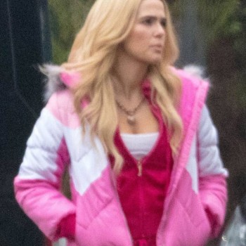 Zoey Deutch Zombieland Double Tap Pink Jacket