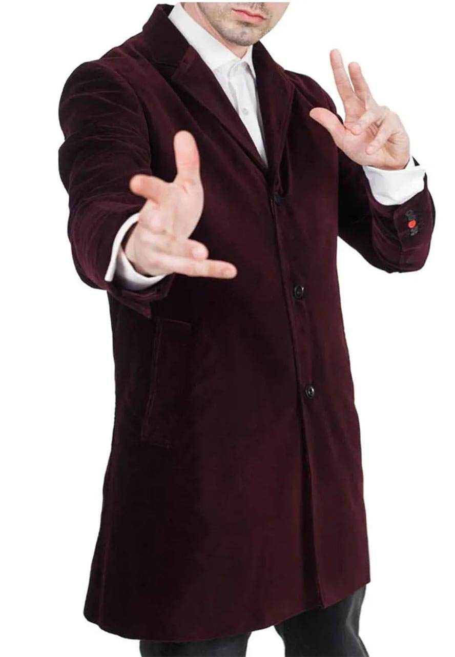 12th Doctor Red Velvet Coat