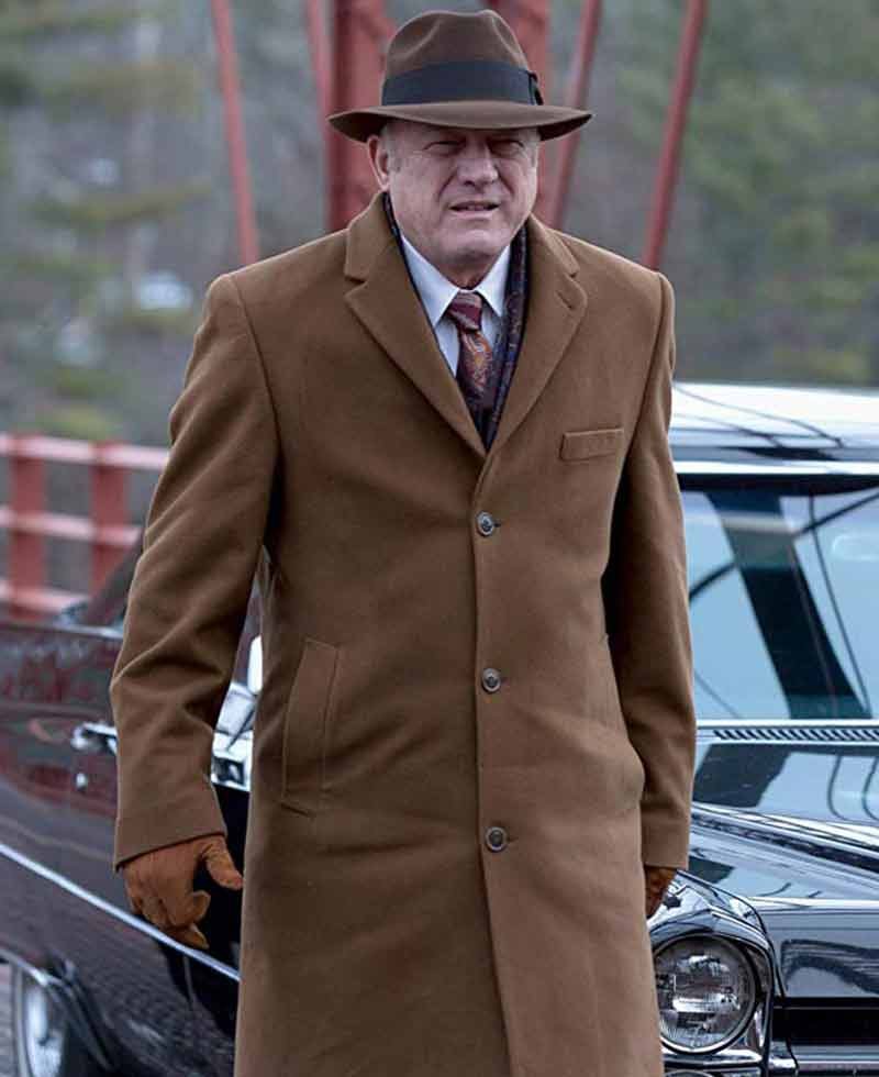 Gotham TV Series Carmine Falcone Coat by John Doman - Films Jackets