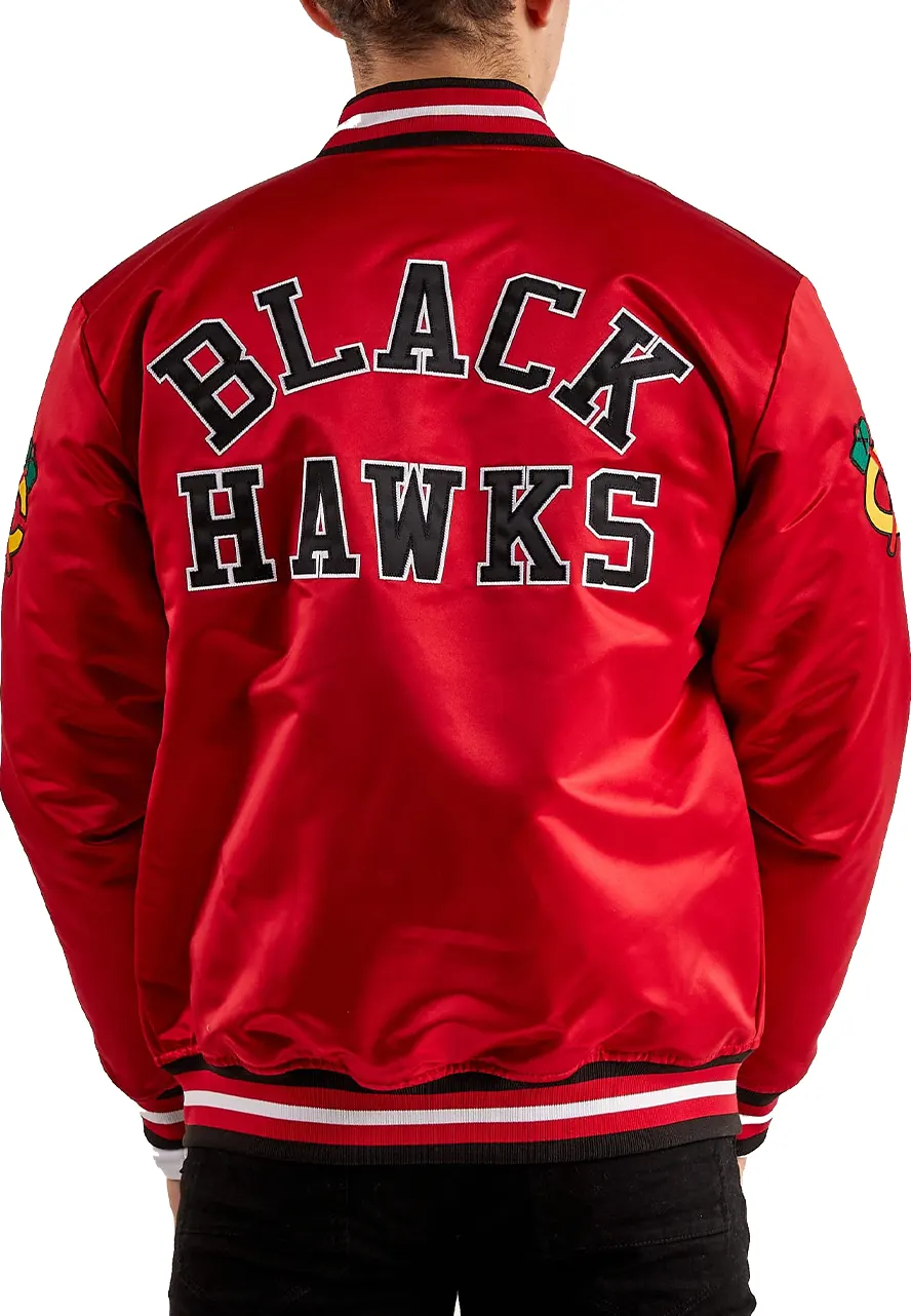  Chicago Blackhawks Varsity Jacket