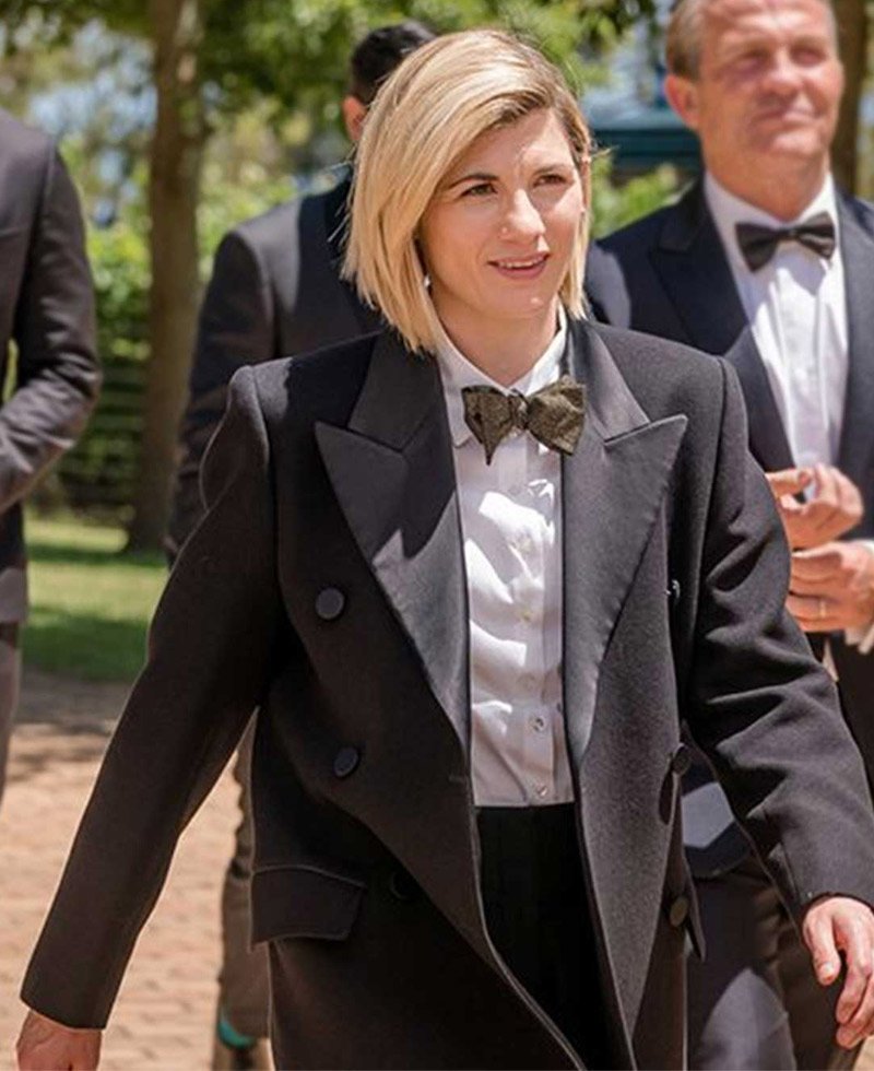 Doctor Who Jodie Whittaker Double Breasted Coat