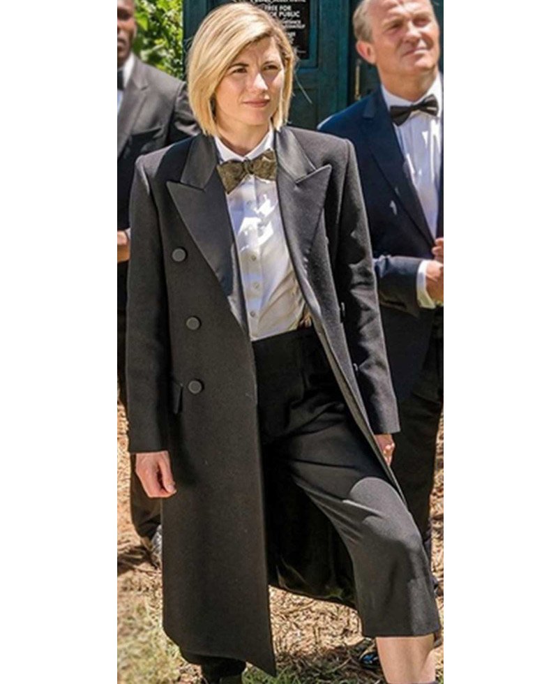Doctor Who Jodie Whittaker Double Breasted Coat