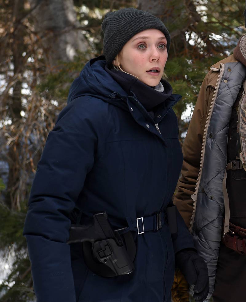 Elizabeth Olsen Wind River Jane Banner Parka - Films Jackets