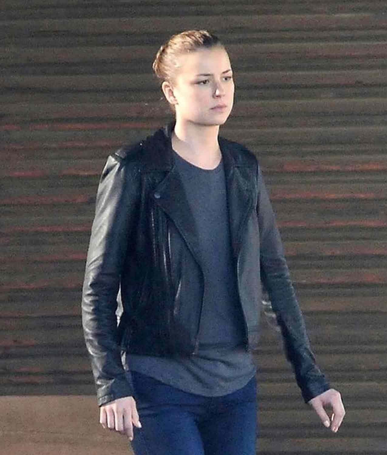 Emily Vancamp Revenge Emily Thorne Leather Jacket - Films Jackets