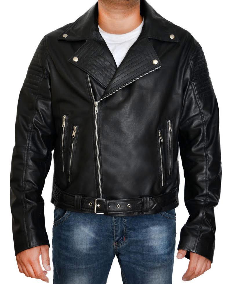 Tyrese Gibson Leather Jacket - Fast and Furious 7 Premiere Biker Style ...