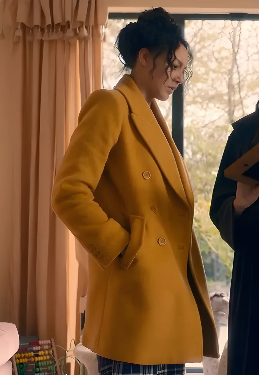 Fool Me Once 2024 Adelle Leonce Yellow Coat