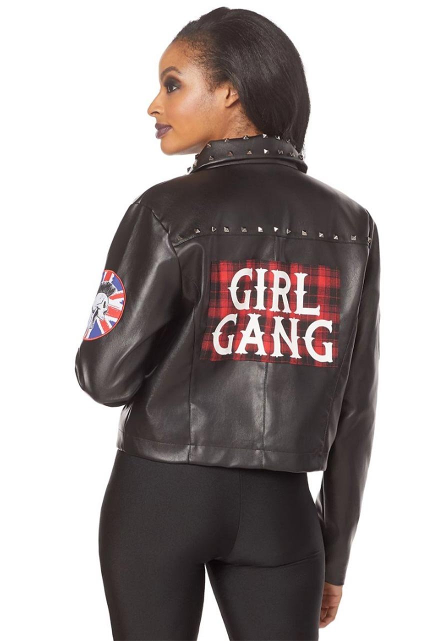 Girl Gang Punk Black Jacket