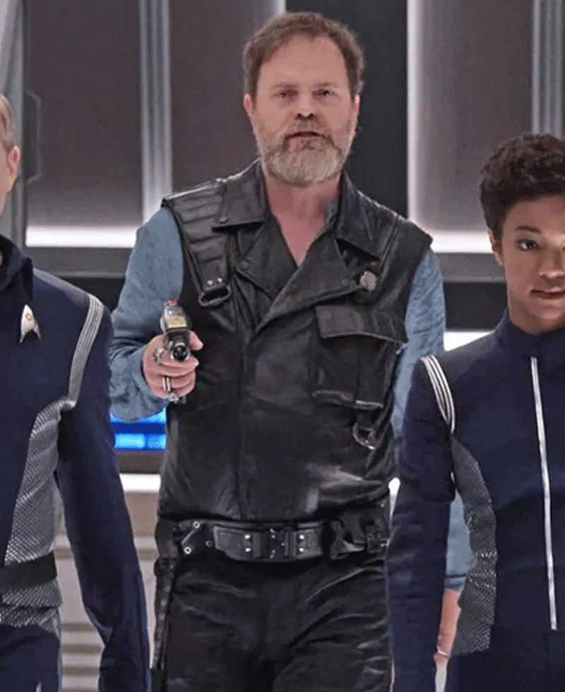 Rainn Wilson Star Trek Discovery Leather Vest