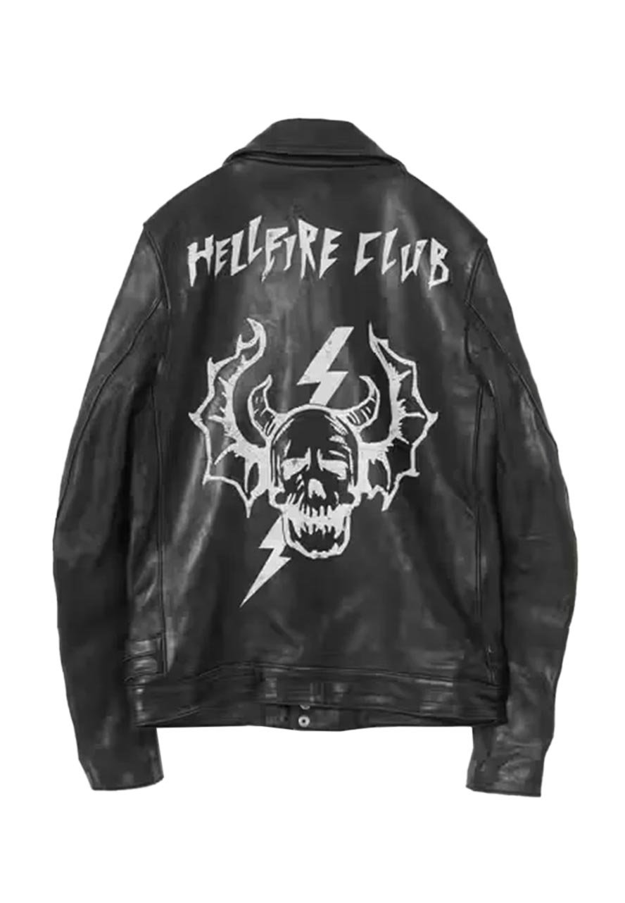 Hellfire Club Biker Black Jacket