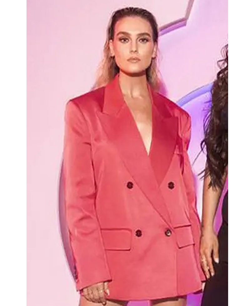 MTV Perrie Edwards Double Breasted Blazer