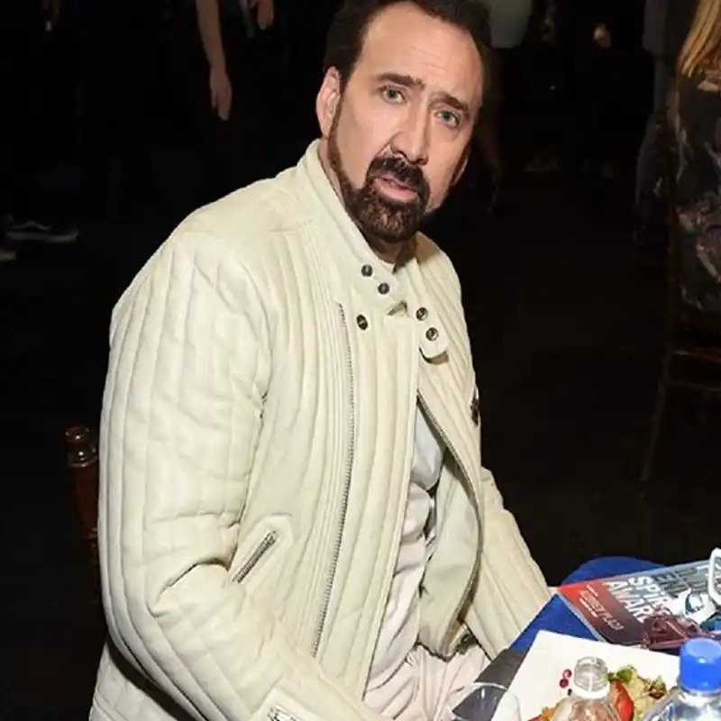 Nicolas Cage White Jacket