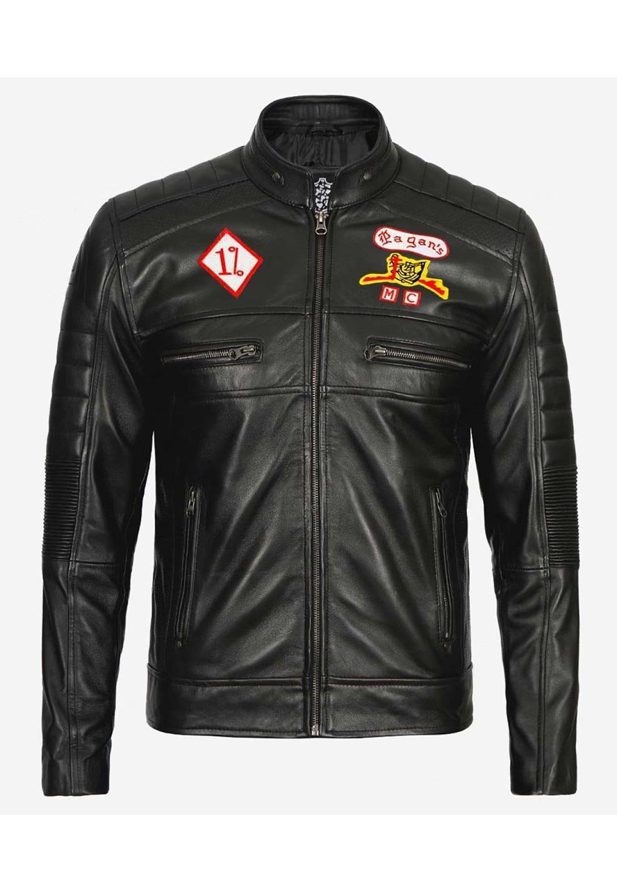 Pagan Biker Mc Leather Jacket