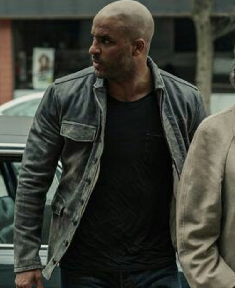 Ricky Whittle American Gods Shadow Moon Leather Jacket - Films Jackets