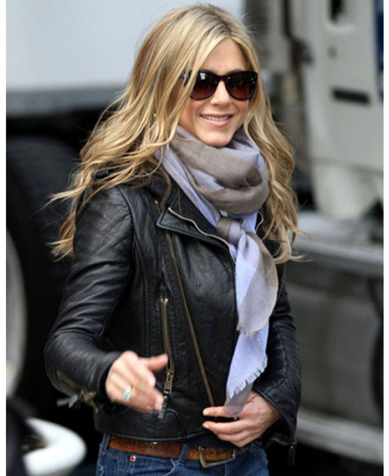 Jennifer Aniston Black Leather Jacket