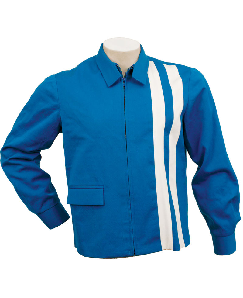 Striped Speedway Steve Grayson Blue Jacket
